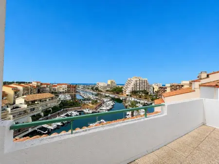 Duplex 4 chambres vue mer et bateaux, Canet-en-Roussillon : photo 10