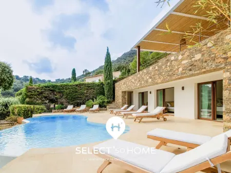 Villa suspendue vue mer à Aiguebelle, Le Lavandou, 10 pers. : photo 1