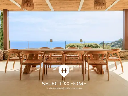 Villa suspendue vue mer à Aiguebelle, Le Lavandou, 10 pers. : photo 3