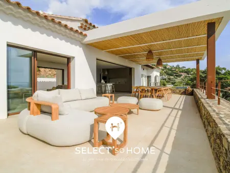 Villa suspendue vue mer à Aiguebelle, Le Lavandou, 10 pers. : photo 4