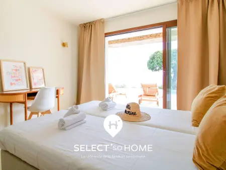 Villa suspendue vue mer à Aiguebelle, Le Lavandou, 10 pers. : photo 24