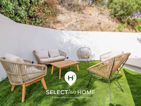 Villa suspendue vue mer à Aiguebelle, Le Lavandou, 10 pers. : photo 28