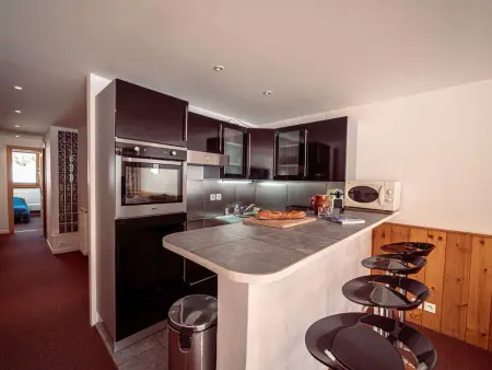 Appartement skis aux pieds vue montagne, La Plagne - 6 pers. : photo 5