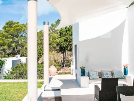 Villa Can Romani, piscine chauffée et vue mer à Sant Josep : photo 5