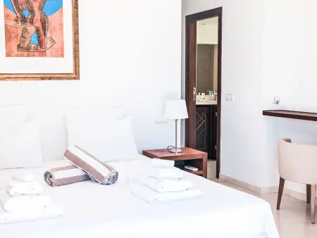 Villa Can Romani, piscine chauffée et vue mer à Sant Josep : photo 7