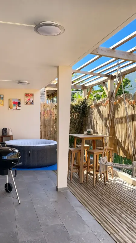 Appartement Le Vauclin 50 m² avec jacuzzi, Appartement Le Vauclin 4 personnes