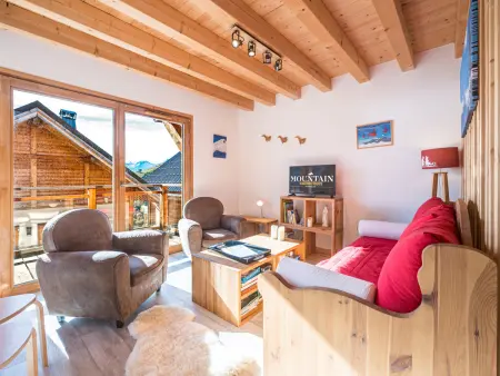 Chalet vue panoramique - 9 pers., Appartement 9 personnes à La Toussuire : photo 6