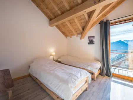 Chalet vue panoramique - 9 pers., Appartement 9 personnes à La Toussuire : photo 9