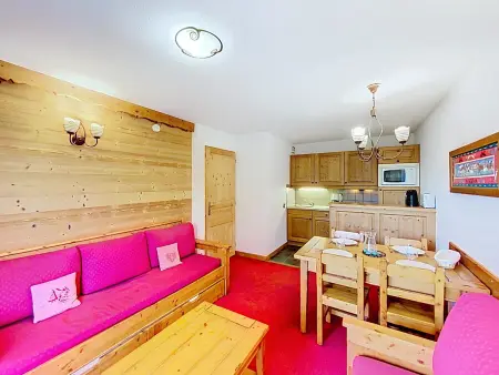 Appartement La Toussuire, animaux admis, vue sur la station : photo 1