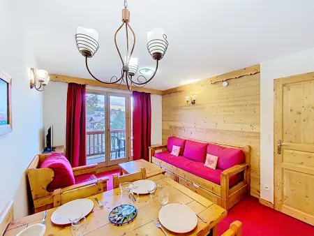 Appartement La Toussuire, animaux admis, vue sur la station : photo 2