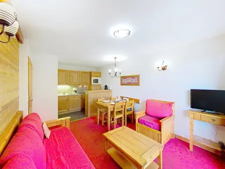 Appartement La Toussuire, animaux admis, vue sur la station : photo 4