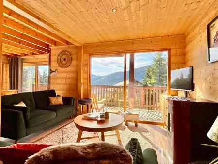 Chalet rénové, vue exceptionnelle - 8 pers., Chalet 8 personnes à Les Gets : photo 5