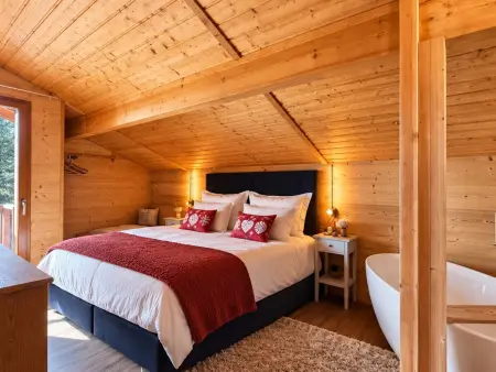 Chalet rénové, vue exceptionnelle - 8 pers., Chalet 8 personnes à Les Gets : photo 8