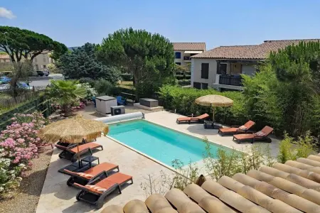 Maison Bambou avec piscine chauffée à Plan-de-la-Tour, 6 pers. : photo 2