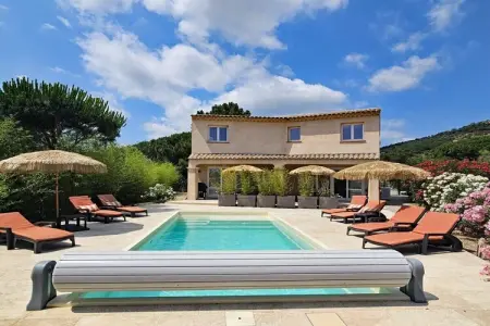 Maison Bambou avec piscine chauffée à Plan-de-la-Tour, 6 pers. : photo 4
