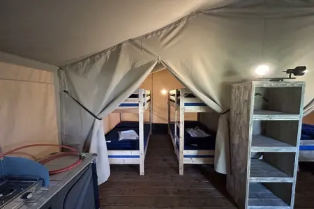 Tente Safari 6 personnes, glamping à Zutendaal (Belgique) : photo 11