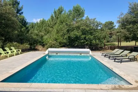 Maison avec piscine privée et vue sur la Serre de Barre, Les Salelles : photo 2