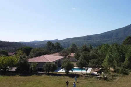 Maison avec piscine privée et vue sur la Serre de Barre, Les Salelles : photo 21