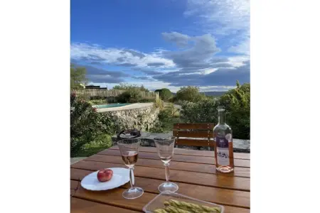 Maison de vacances avec piscine privée à Lagorce, Ardèche : photo 6