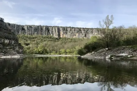 Maison de vacances avec piscine privée à Lagorce, Ardèche : photo 23