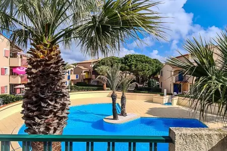 Duplex vue piscine et plage à Leucate, 2 chambres pour 4 : photo 1