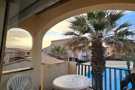 Duplex vue piscine et plage à Leucate, 2 chambres pour 4 : photo 6