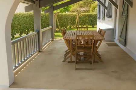 Maison avec cheminée et terrasse à 500 m de la plage, Vieux-Boucau : photo 4