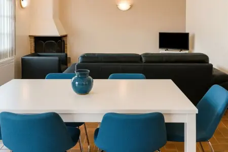 Maison avec cheminée et terrasse à 500 m de la plage, Vieux-Boucau : photo 6
