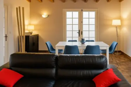 Maison avec cheminée et terrasse à 500 m de la plage, Vieux-Boucau : photo 7