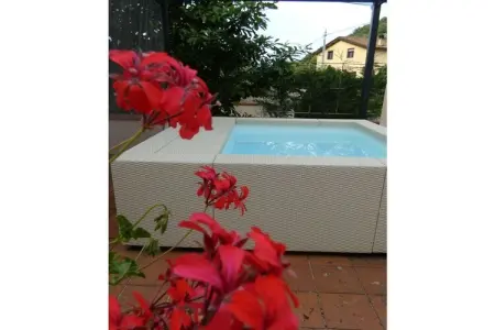 Maison Myosotis à Lerici, jardin clos et piscine privée : photo 16
