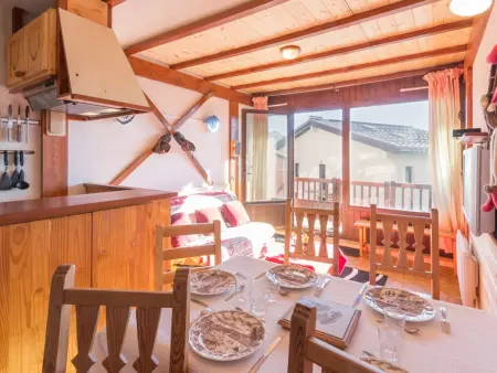 Studio ensoleillé avec balcon - 4/5 pers., Appartement 6 personnes à Montvalezan La Rosière : photo 1