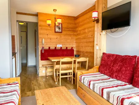 Studio cabine pour 4 pers. à Avoriaz, balcon sud : photo 3