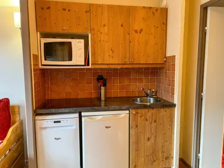 Studio cabine pour 4 pers. à Avoriaz, balcon sud : photo 4