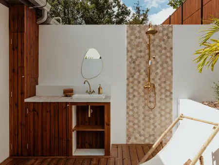 Lodge confortable avec jacuzzi - 4 pers., Maison 4 personnes à Salazie : photo 2