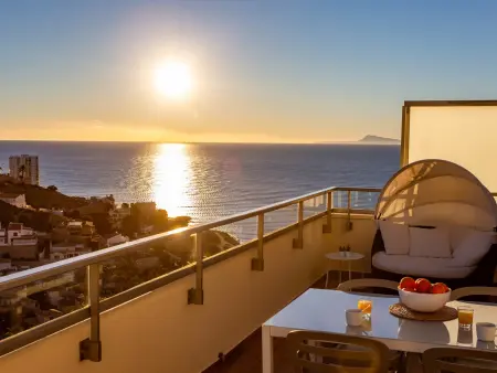 Penthouse vue mer, piscine et clim - 4 pers., Appartement 4 personnes à Cullera : photo 10