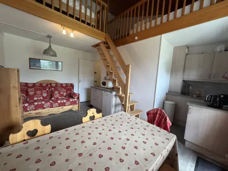 Appartement duplex vue montagne - 6 pers., Appartement 6 personnes à Plagne Villages : photo 4