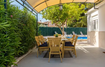 Villa Casa Blanca, piscine privée à Puerto de Alcúdia : photo 19