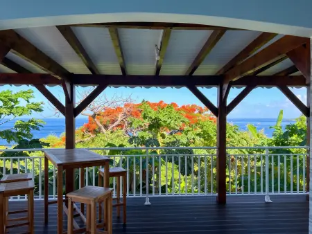 Maison avec terrasse vue mer à Baillif, 3 chambres, 7 pers. : photo 9