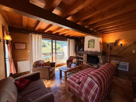 Chalet chaleureux avec terrasse - 8 pers., Chalet 8 personnes à Corrençon en Vercors : photo 1