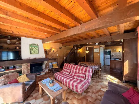 Chalet chaleureux avec terrasse - 8 pers., Chalet 8 personnes à Corrençon en Vercors : photo 2