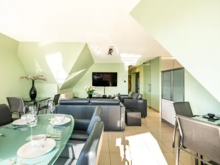 Penthouse avec terrasse sur le toit à 250 m de la mer, Koksijde : photo 5