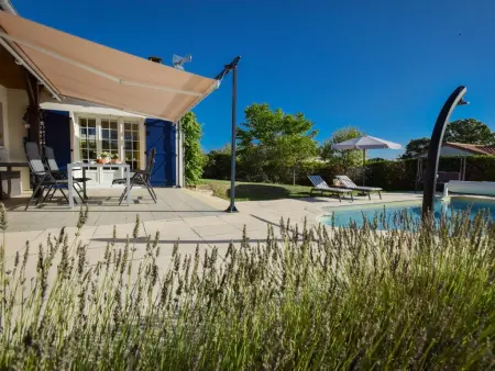 Le Bourg Est 14, Villa avec piscine chauffable, près du golf : photo 25