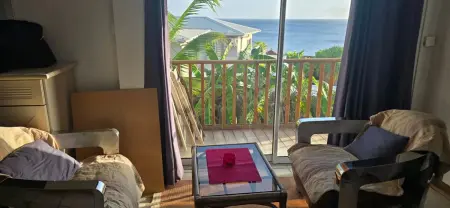 Studio vue mer à Schœlcher, 35 m², balcon privé : photo 4