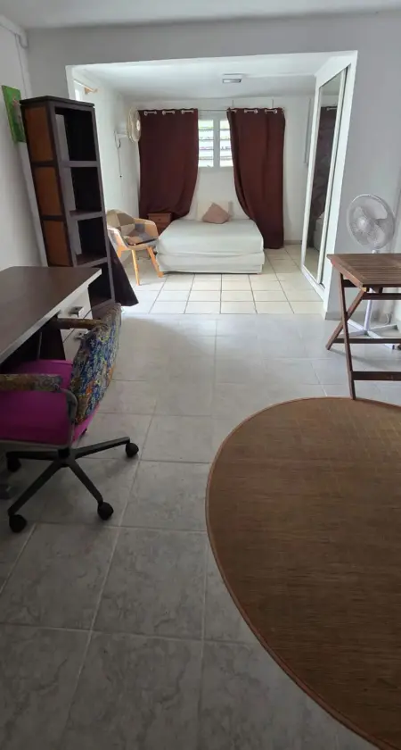Studio vue mer à Schœlcher, 35 m², balcon privé : photo 8