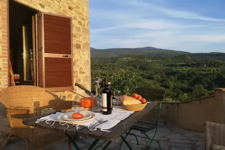 Maison champêtre avec pataugeoire privée à Seggiano, Toscane : photo 6
