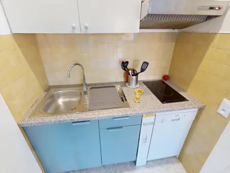 Studio climatisé avec terrasse - 2 pers., Appartement 3 personnes à Menton : photo 5
