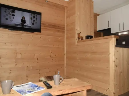 Appartement balcon vue montagne - 4 pers., Appartement 5 personnes à Montgenèvre : photo 2
