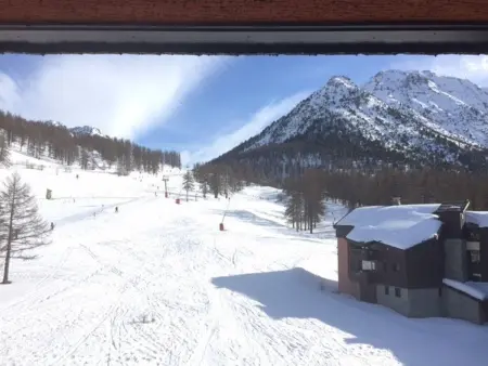 Studio 26 m² vue pistes à Montgenèvre, 4 personnes : photo 9