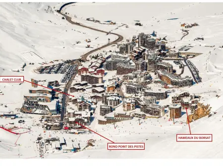 Studio rénové face aux pistes à Tignes, 4 personnes : photo 1