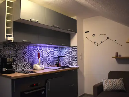 Studio cabine à Bolquère, à 100 m des pistes de ski : photo 4